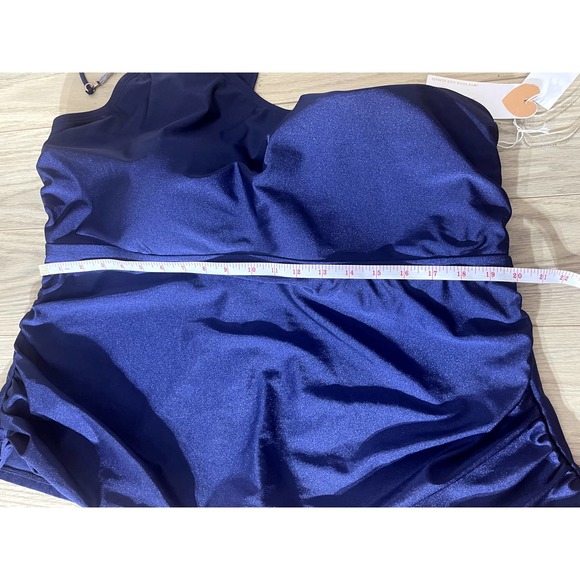 NWT LYSA SZ: 3X / 26W Navy 2 Piece Tankini - Picture 12 of 12